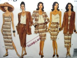 1150 STRAPPY LONG DRESS,TOP, JACKET, SKIRT LENGTHS PATTERN 14-18